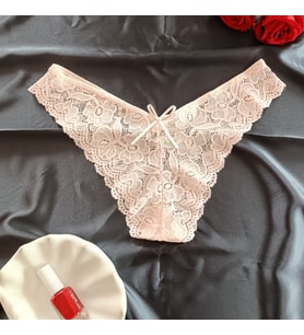 Lara Full Dantel Önü Fiyonk Detaylı Bikini Model Külot