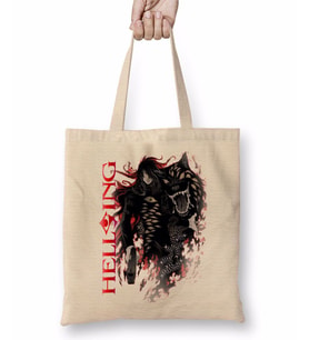 Alucard in Black Bez Çanta Uzun Saplı
