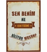 Retro Ahşap Poster