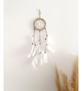 Düş Kapanı Nazar Boncuklu Hand Made Dreamcatcher Kötü Göz Kovucu Rüya Kapanı Duvar Süsü