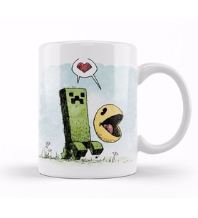 Creeper Minecraft Pac And Pal Kupa Bardak Porselen