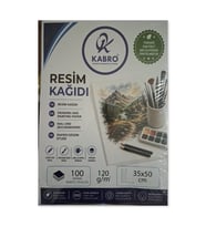 Premium Resim Kağıdı 35x50 cm 120 gr 100'lü Çizim, Boyama ve Baskı Kağıdı