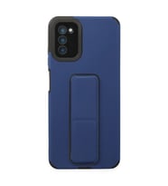 Samsung Galaxy A03s Kılıf Mega Standlı Silikon - Mavi