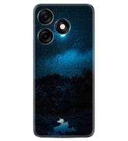 Spark 10C Kılıf Silikon Desen Özel Seri Gece 1633