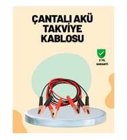 Mey İthalat® 1200 Amper Jumper Kablo 2 Metre Bakır Uçlu Araç Takviye Seti