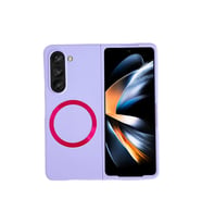 Galaxy Z Fold 5 Kılıf Mata Fold Kapak - Lila
