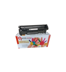 Qprint Toner HP 12A Q2612A FX10 Muadil Toner 2612 1010 3015 3052 1005 1012 1022 1015