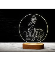 BK Gift Kişiye Özel Bar Tasarımlı Led Lamba, Gece Lambası, Ev Dekorasyonu, Işıklı Pleksi Biblo-24