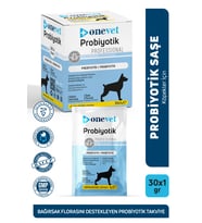 OneVet Probiyotik Şase Köpekler Için Sindirmeye Yardımcı Takviye Vitamini 30 Adet 1 Gr