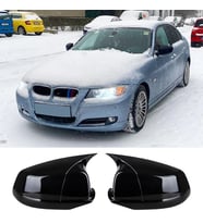 Bmw E90 Batman Yarasa Ayna Kapağı Parlak Siyah ABS 2004 2005 2006 2007 2008