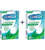 Corega Diş Protezi Temizleyici Tablet 30'lu - 2 Adet