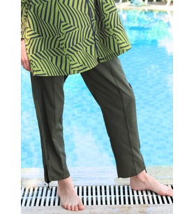 Haki Fermuarlı Paraşüt Pantolon