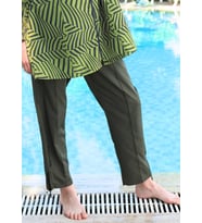 Haki Fermuarlı Paraşüt Pantolon