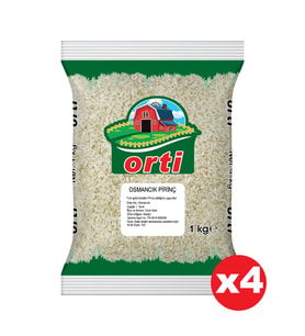Orti Osmancık Pirinç 1 Kg x 4 adet