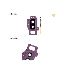 Samsung Galaxy S9 Plus Kamera Lensi Full Mor Kamera lensi sade lens kamera camı kamera merceği