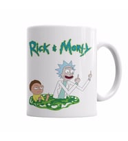 Cartoon Rick e Morty Kupa Bardak Porselen