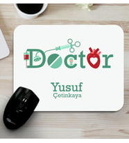 Kişiye Özel Doktorlara İsme Özel Mousepad