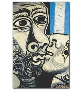 Cakatablo The Kiss 1969 by Pablo Picasso MDF Tablo