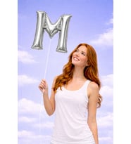 Gold M Harfi 100 cm Folyo Balon