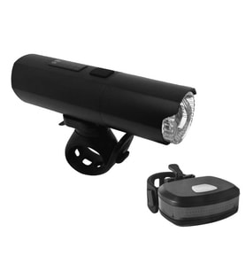 XC 383+384 Usb Şarjlı Ön Arka Far Stop Seti 400 Lümen Ön