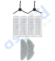 Xiaomi Mop 2 Pro (MJST1SHW) -Mop 2 Lite Uyumlu 2 Yan Fırça 4 Filtre 2 Mop PKT-iasgf0000411