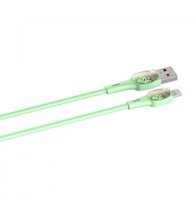 Ldnıo Hızlı Şarj Kablosu 2m Lightning Yeşil LS832