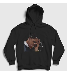Presmono Unisex Siyah Cactus Jack Astroworld Travis Scott Kapüşonlu Sweatshirt 42363tt