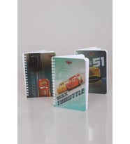 LİSANSLI CARS ÇİZGİLİ NOT DEFTERİ / BLOKNOT 80 YAPRAK (Mavi)