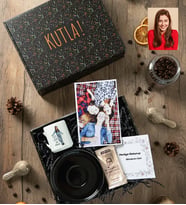 Kişiye Özel Karikatürlü Cute But Libra Terazi Burcu Hediye Kutusu - Kişiye Özel Türk Kahvesi Fincanı, Türk Kahvesi 6 Gr, Fotoğraf 1 Adet Doğum Günü Hediyesi