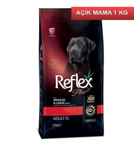 Reflex Plus Kısırlaştırılmış Köpek ve Light Kilo Kontrol Maması 1 Kg AÇIK