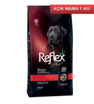 Reflex Plus Kısırlaştırılmış Köpek ve Light Kilo Kontrol Maması 1 Kg AÇIK