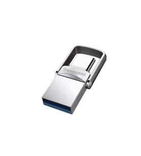 2'si 1 Arada USB 3.2 Type-C Ve USB 64GB Metal Flash Disk
