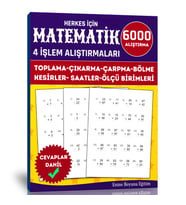 Herkes İçin Matematik Dört İşlem Alıştırmaları SÜPER KİTABI