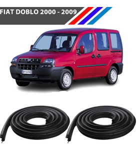 Otozet - Fiat Doblo 1 ve 2 Kasa Ön Kapı Fitili Sol ve Sağ 2 Adetli Takım