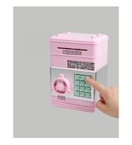 SAM53 Number Bank Pembe Elektronik Şifreli Otomatik Para Çekmeli Kumbara