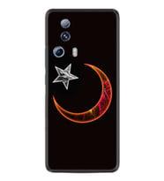 Xiaomi 13 Lite Kılıf Resimli Desenli Silikon Platinium Series Ay Yıldız 1884