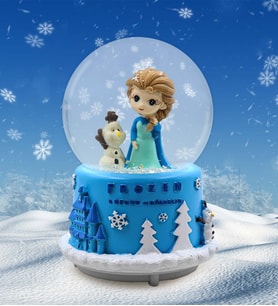 Işıklı Müzikli Frozen Kar Küresi