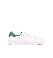 Shoetyle - Beyaz Hakiki Deri Bağcıklı Erkek Sneaker 666-11