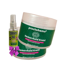 Proctohemo Cream 100 Ml X 2 Adet + Çörek Otu Yağı 30 Ml