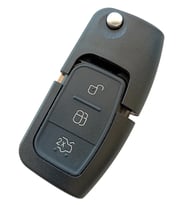 Ford Focus 2 Fiesta Fusion Uyumlu Anahtar Kumanda Kabı Hu101 Uç Logolu
