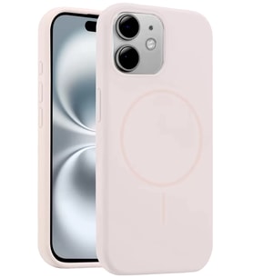 iPhone 11 Kılıf Jully Magsafe Kapak - Pudra