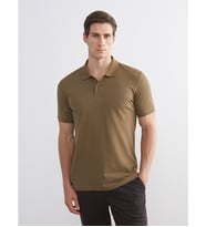 LCWAIKIKI Classic Haki Polo Yaka Pike Erkek Tişört