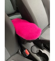 Yumuşak Peluş Kol Dayama Kolçak Minderi Fuşya Pembe