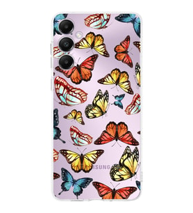 PrintiFy Samsung Galaxy A05S ile Uyumlu Water Color 2  Kamera Korumalı Şeffaf  Kılıf