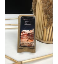 Dekoratif Ahşap  Tekli Telefonluk