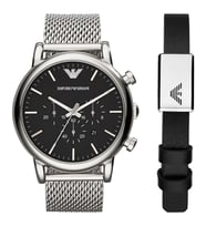 Emporio Armani AR80062SET Erkek Kol Saati ve Bileklik Seti