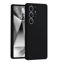 Galaxy S25 Ultra Kılıf Nano içi Kadife Silikon - Siyah