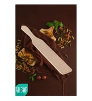 Ahşap Bisleç Çevirgeç Doğal Gürgen Ağacı