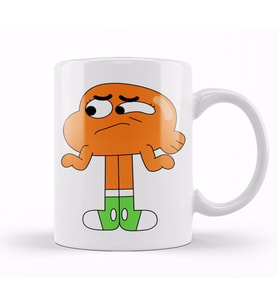 Gumball Darwin Watterson Kupa Bardak Porselen