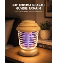 360° Koruma Izgaralı LED Sinek Kovucu Aydınlatma Lambası